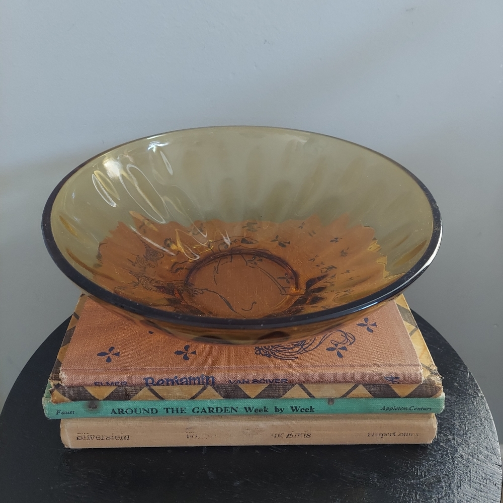Vintage Hazelware Lyric Gold Chip Dip Bowl